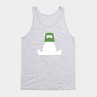 Polar Bear Bucket Head Tank Top